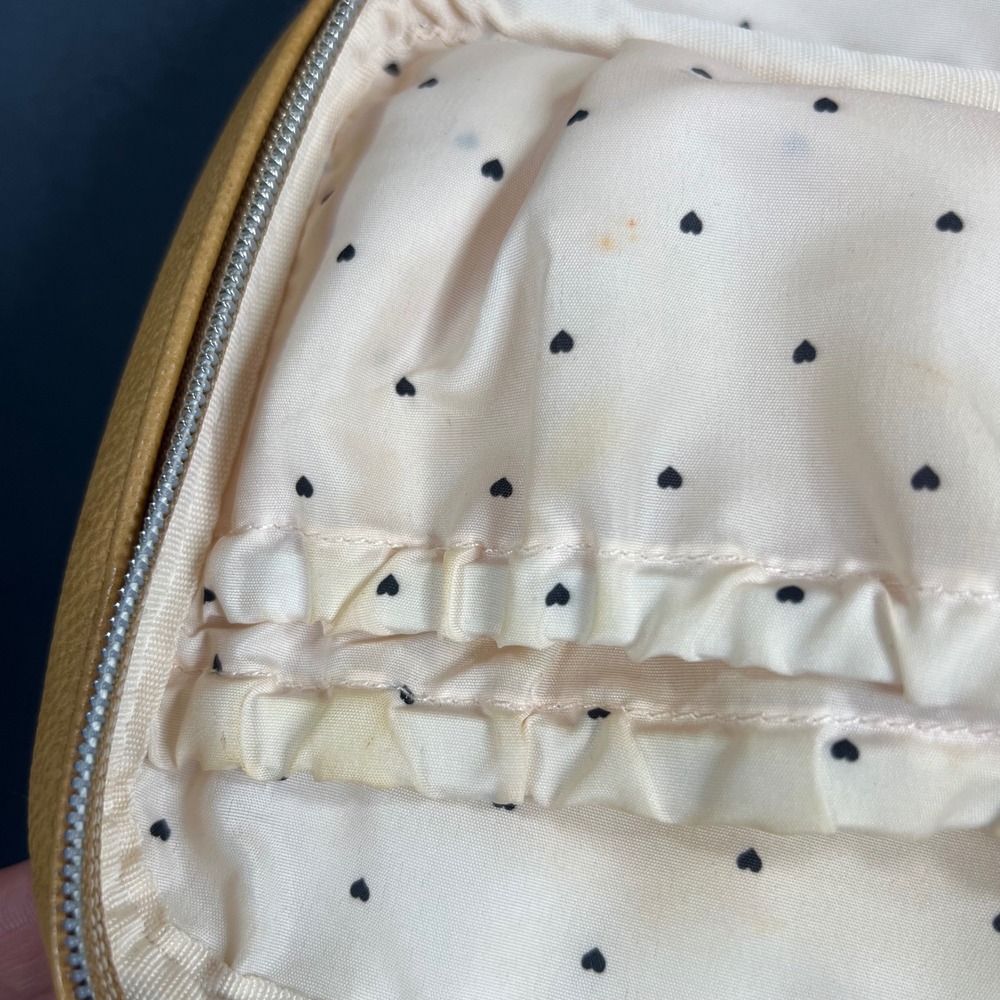 Itzy Ritzy Mustard Yellow Studded Crossbody Bag Tassel Camera Bag Gold Chain - Picture 13 of 16
